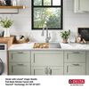 24&rdquo; Workstation Undermount Single Bowl 16 Gauge Stainless Steel&nbsp;Laundry&nbsp;Utility&nbsp;Kitchen Sink with&nbsp;WorkFlow&trade; Ledge and Accessories